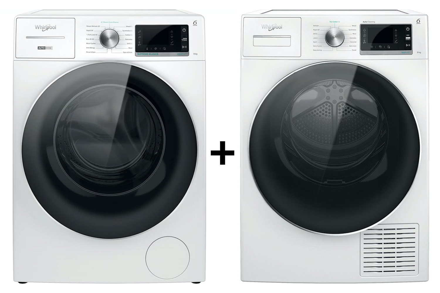 Whirlpool washer dryer 2024 set sale