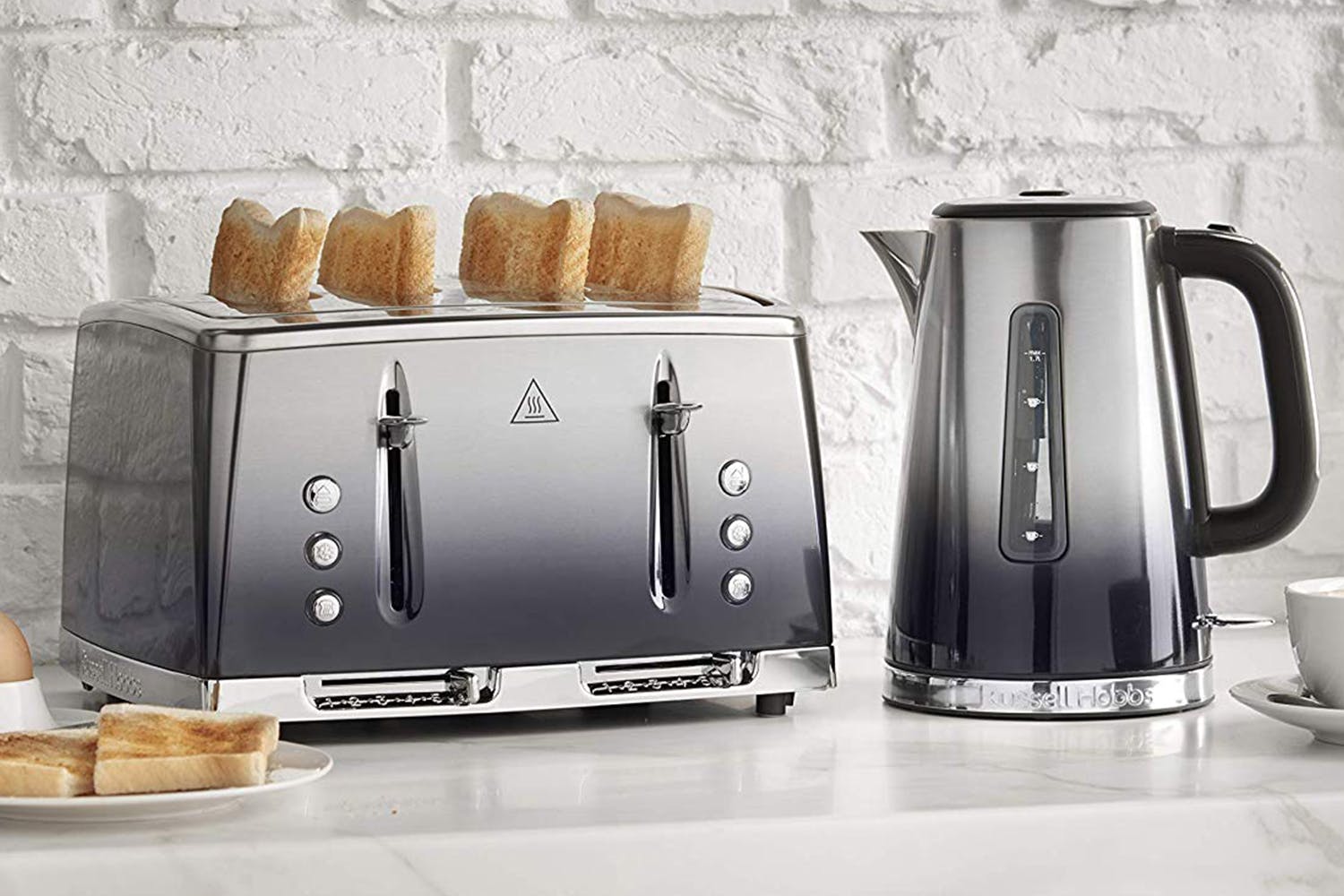 Russell Hobbs Eclipse 4 Slice Toaster | 25141 | Midnight Blue