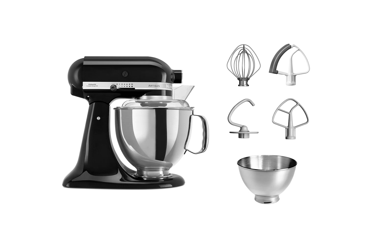 KitchenAid Artisan 4.8L Stand Mixer 5KSM175PSBOB Black Ireland