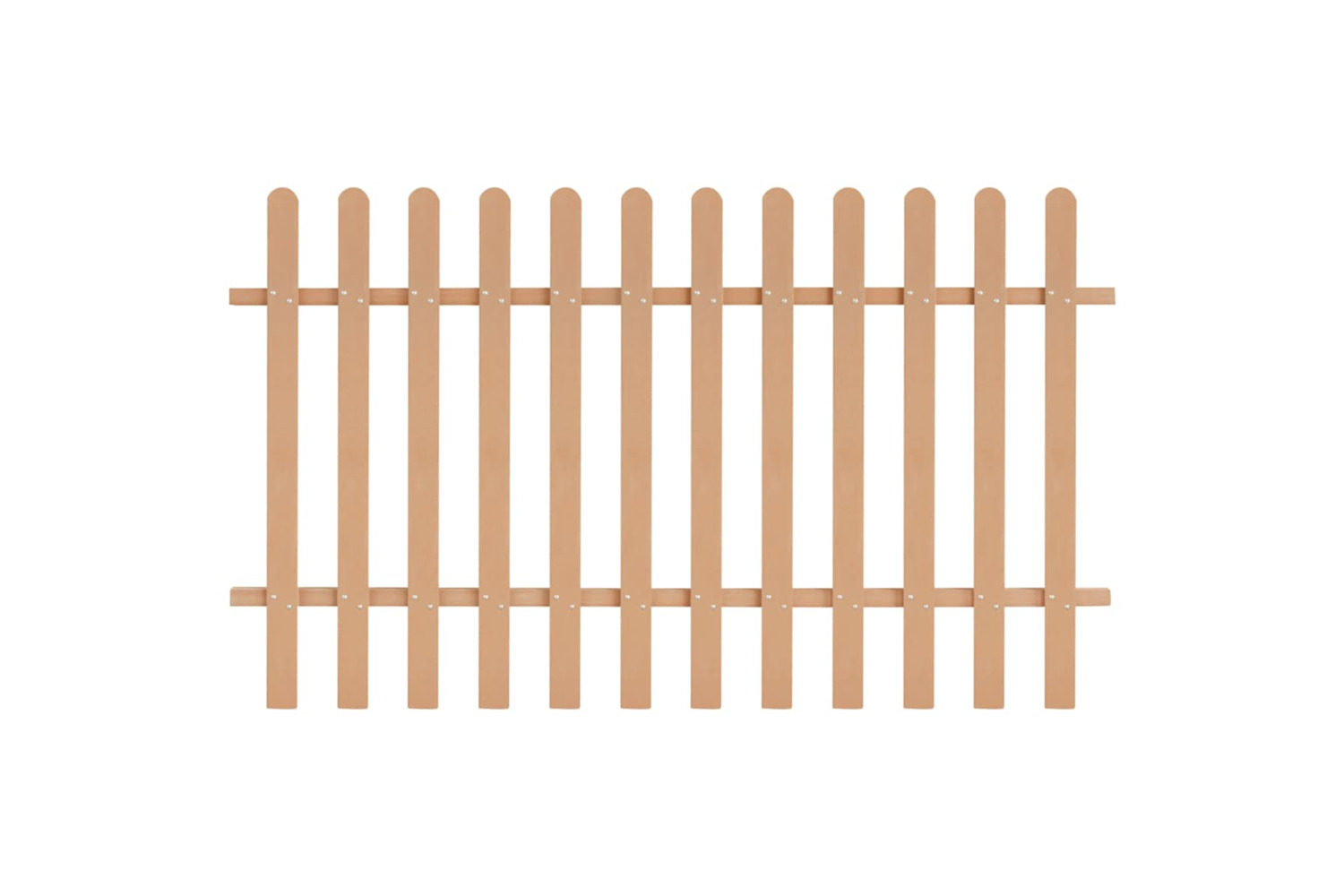 vidaXL 42825 Picket Fence Wpc 200x120cm