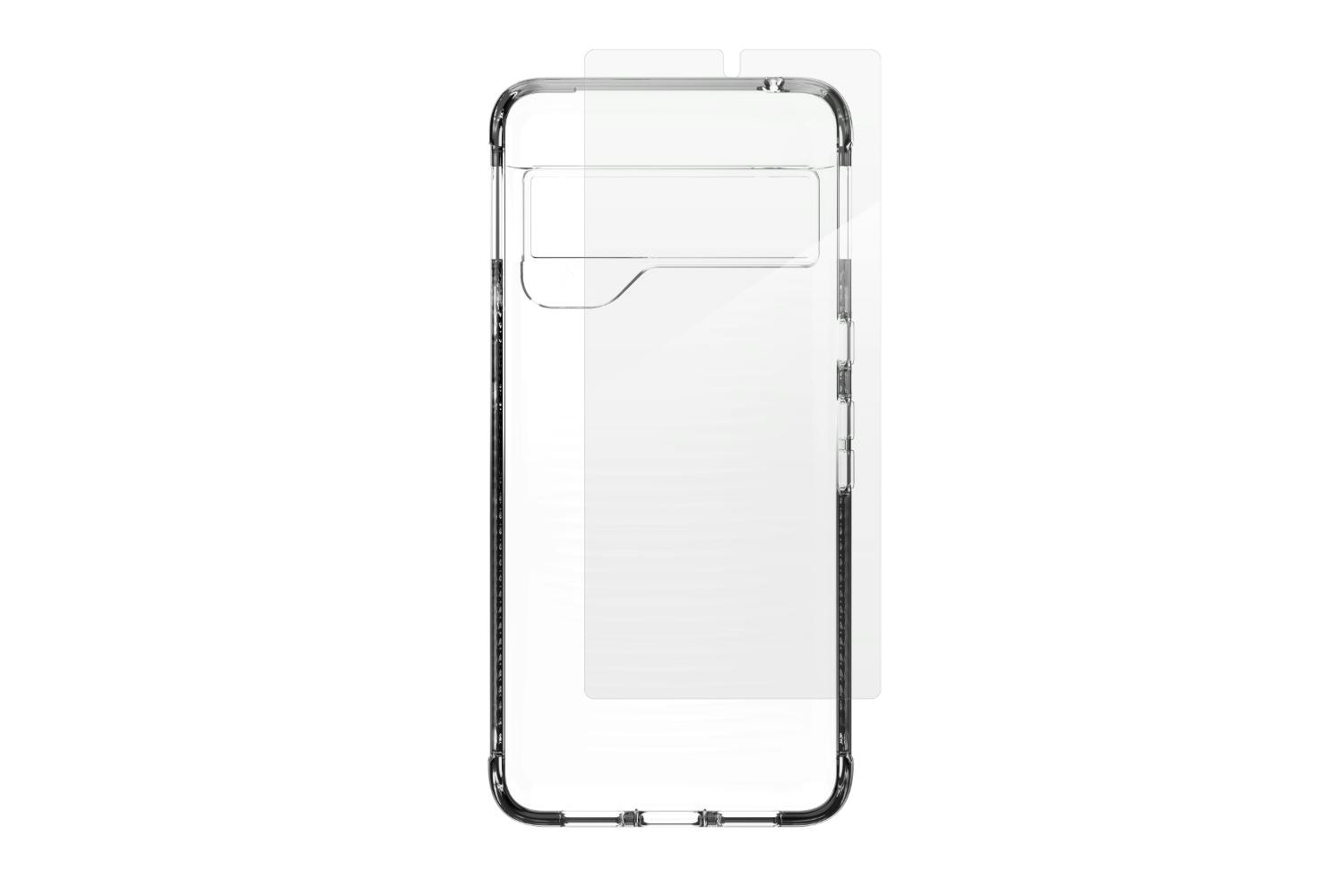 Zagg Luxe for Glass 360 Google Pixel 8 Pro Case Bundle | Clear