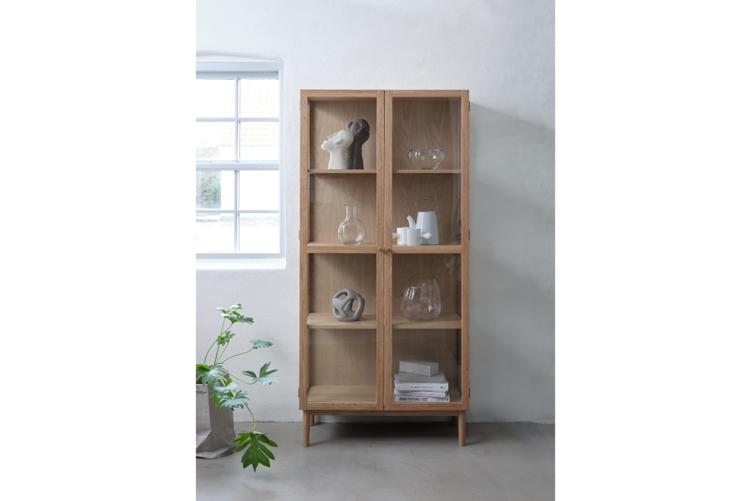 Boden Display Cabinet | Large | Natural Oak