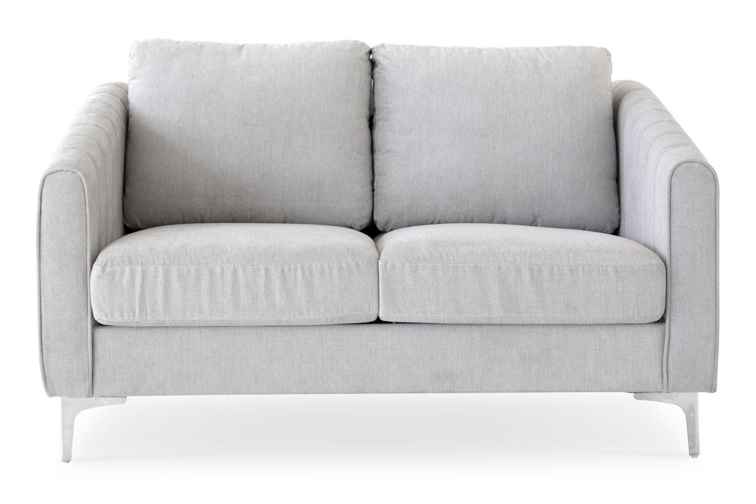 Grey 2 deals seater fabric sofa