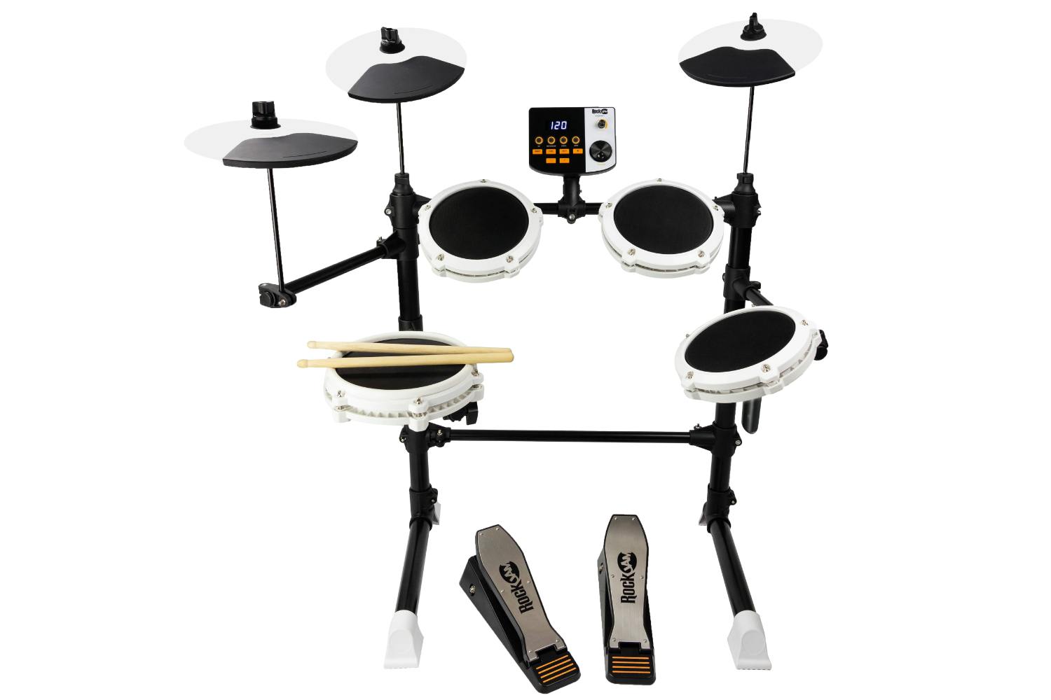 Rockjam RJDDK01 Electronic Drum Kit with Mesh Head
