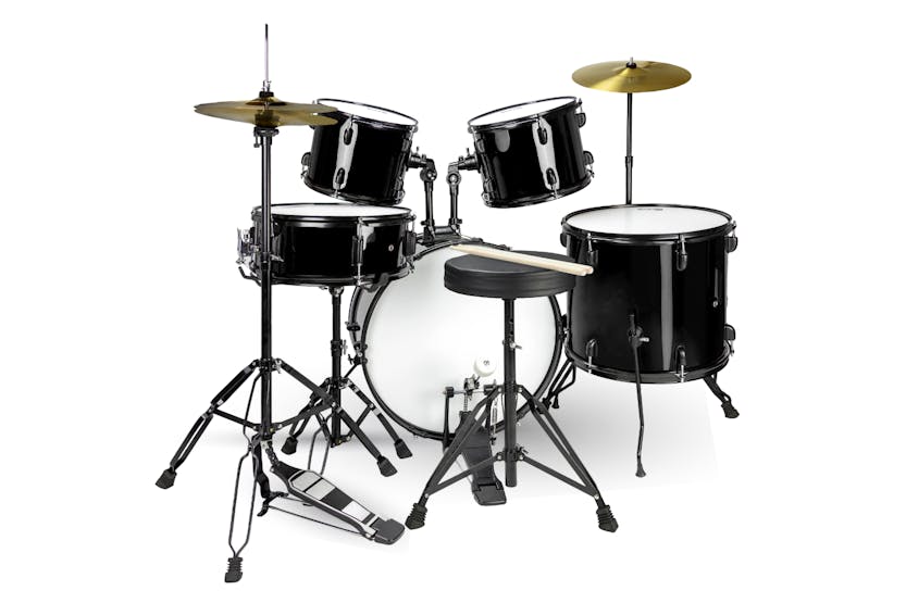 Rockjam RJFSDK01-BK Full Size Drum Kit | Black