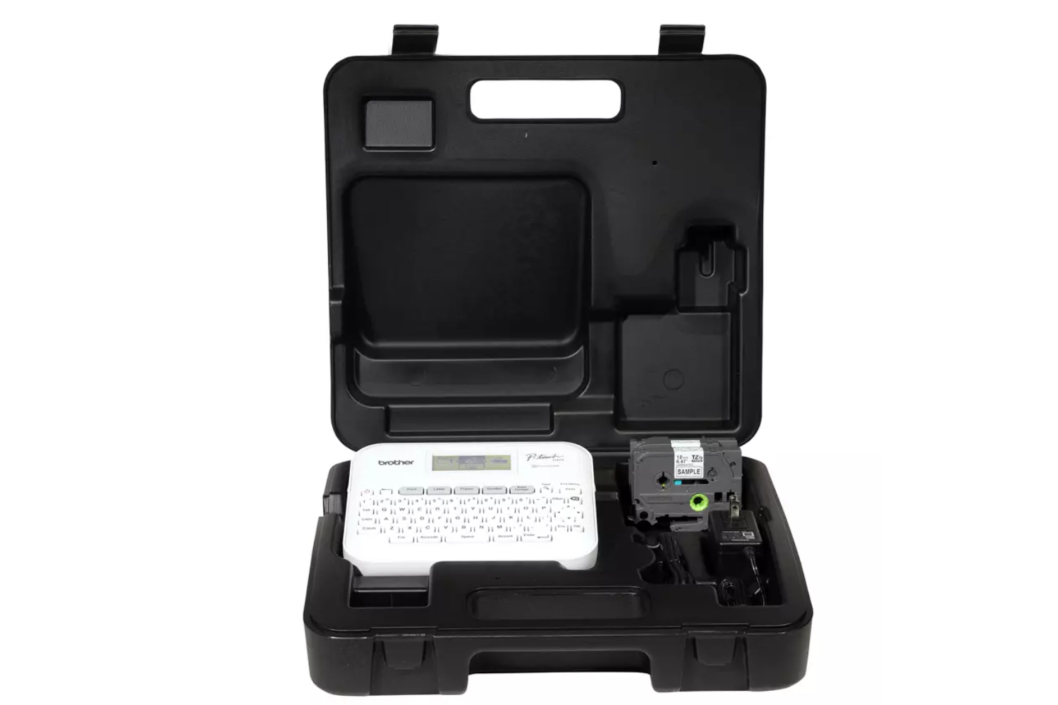 Brother PTD410VP Advanced Connected Label Maker with Carry Case | White