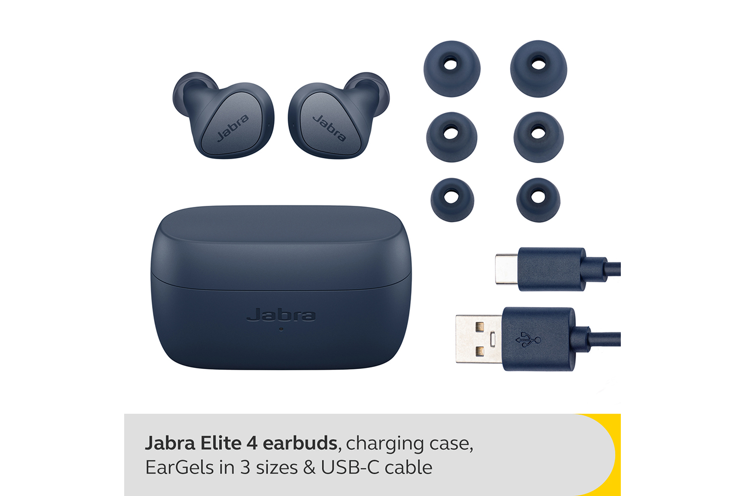 Jabra Elite 4 True Wireless In Ear Earbuds Navy Ireland