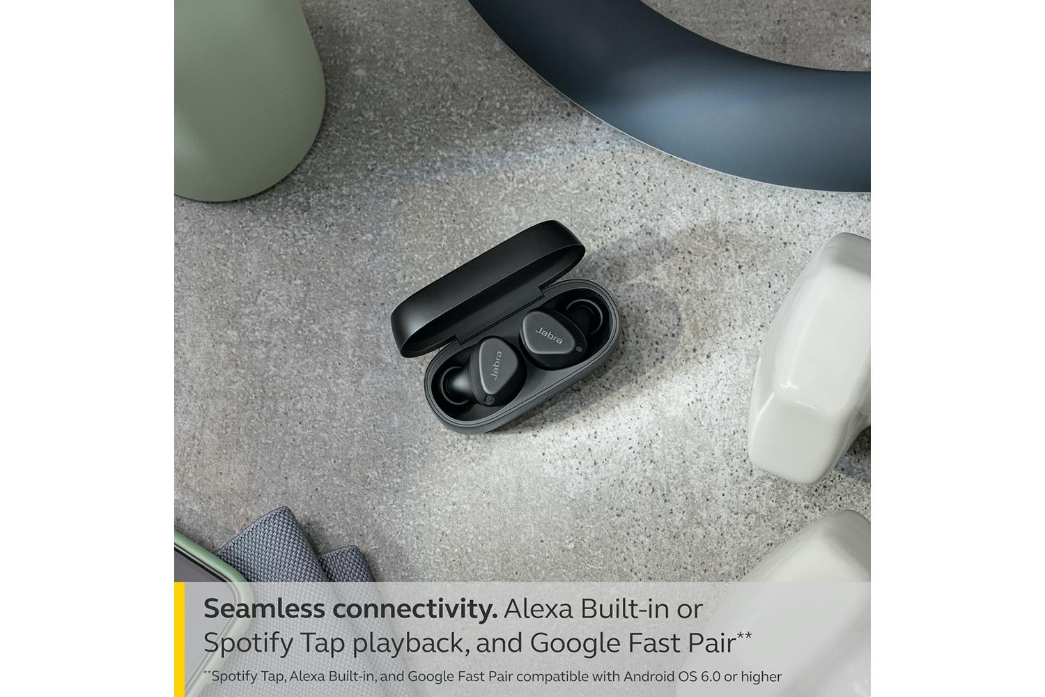 Jabra Elite 4 Active in Ear Bluetooth Earbuds Black - Incredible Connection