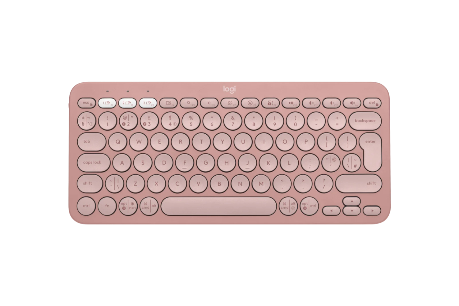 Logitech Pebble Keys 2 K380s Wireless Keyboard Rose Ireland