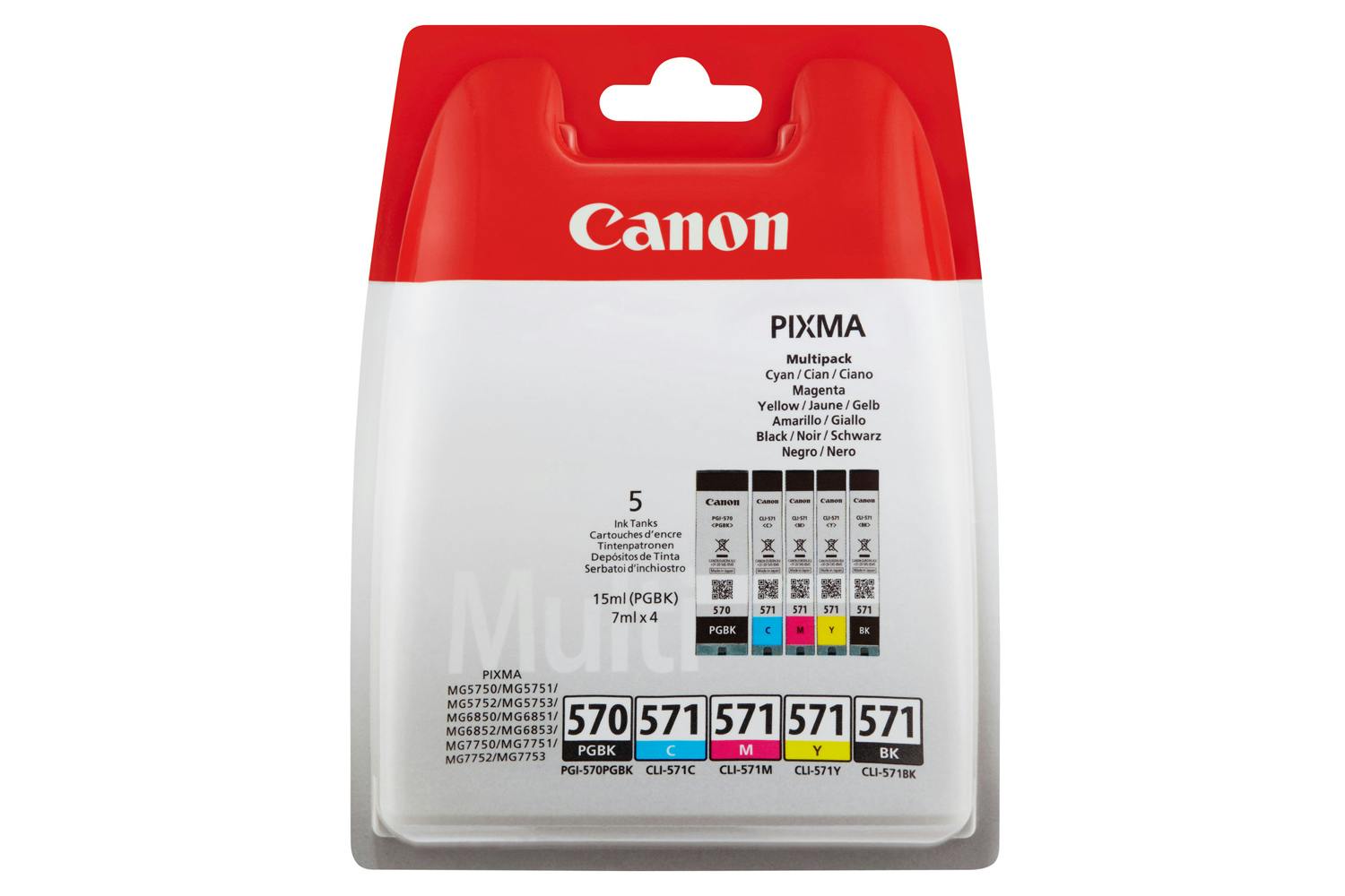 Canon PGI-570 / CLI-571 Ink Multipack | 5 Pack