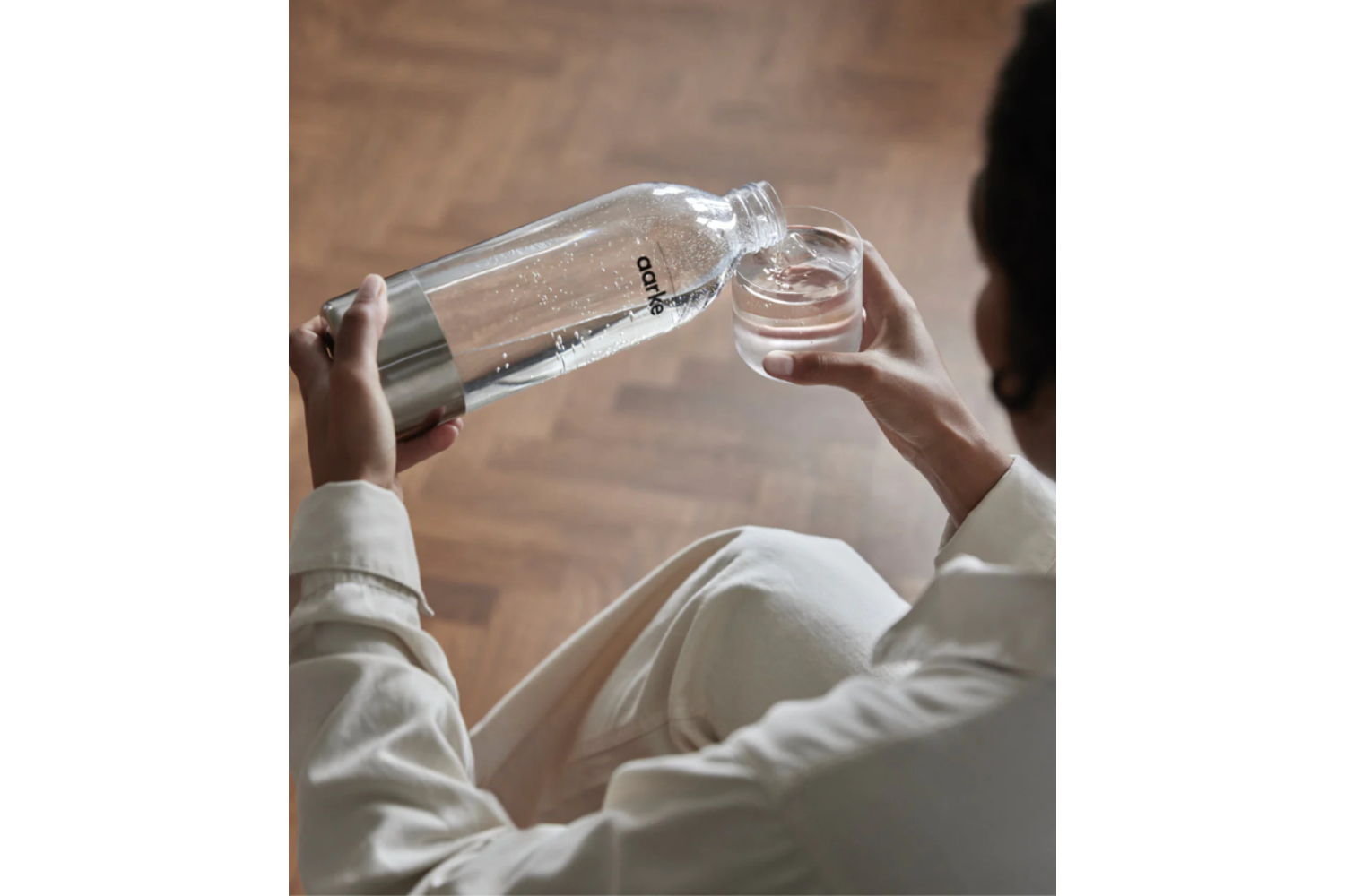 Aarke 1L Pet Water Bottle | Pack of 2