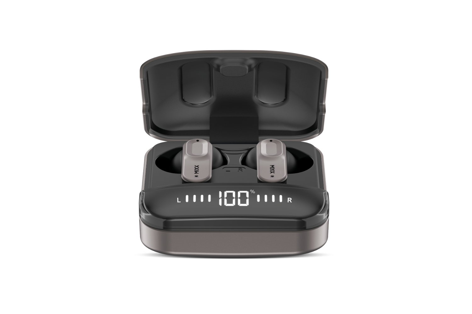 Mixx Streambuds Ultra Mini In Ear True Wireless Earbuds Black Gun Metal