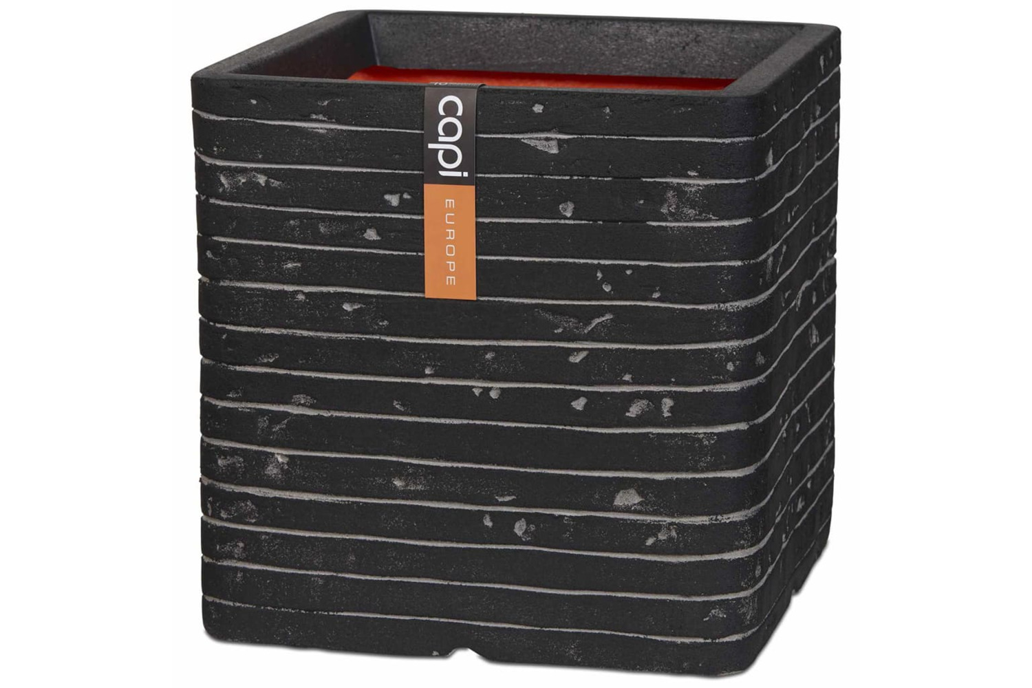 Capi 424259 Planter Nature Row Square 30x30 Cm Anthracite Krwz902