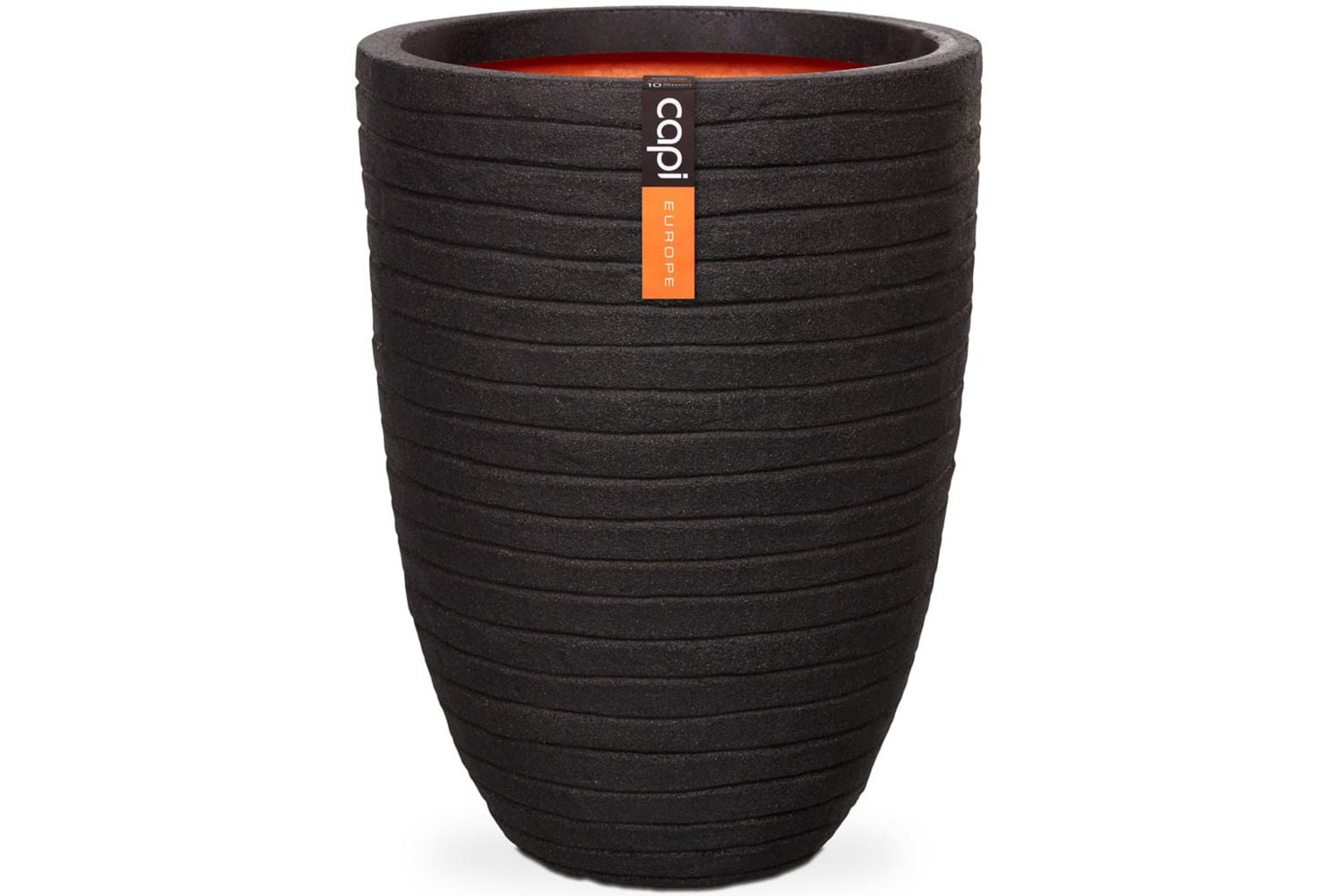Capi 424272 Vase Nature Row Elegant Low 36x47 Cm Black Kblro782