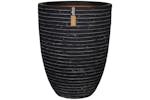 Capi 424278 Vase Nature Row Elegant Low 36x47 Cm Anthracite Krwz782