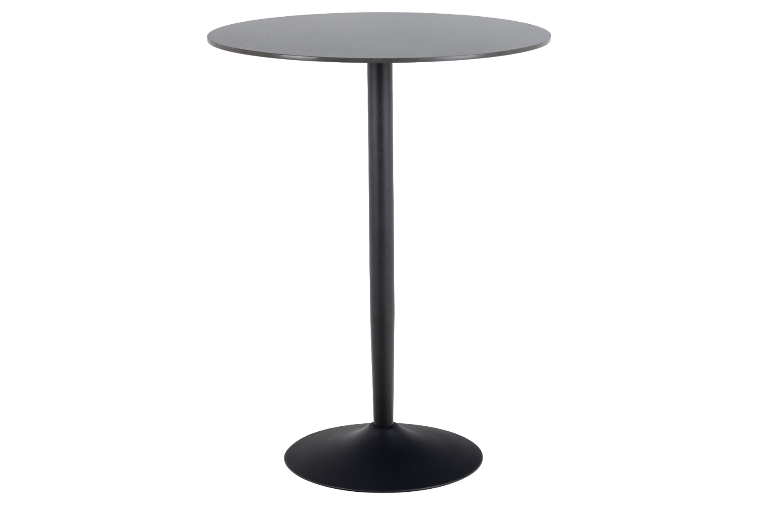 Malta Round Bar Table | Ceramic | Black
