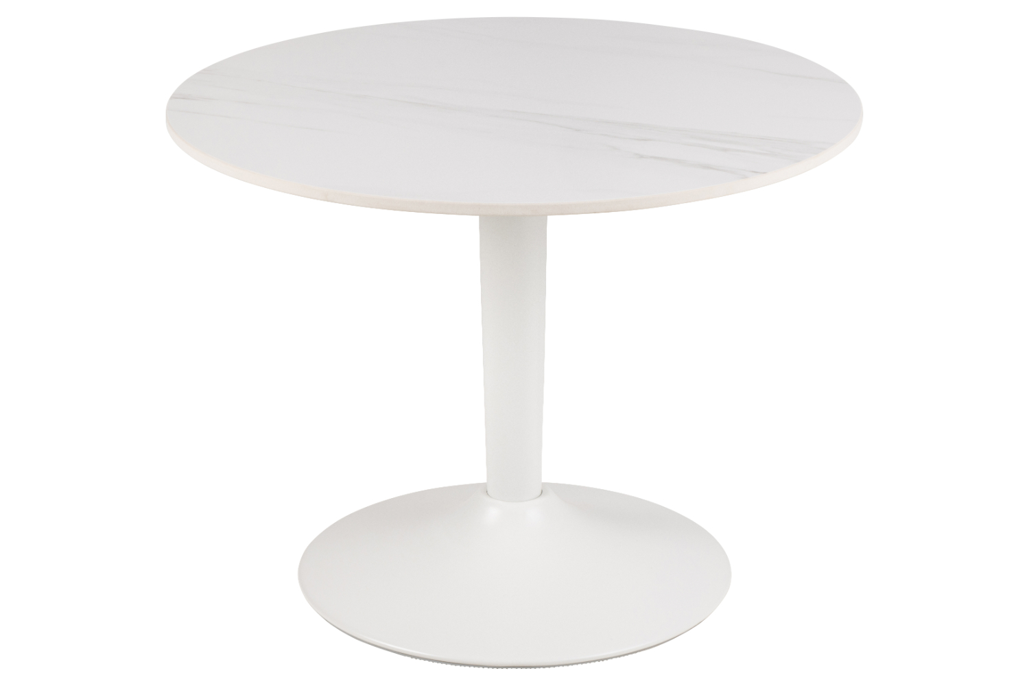 Malta Round Ceramic Coffee Table | Ceramic | White