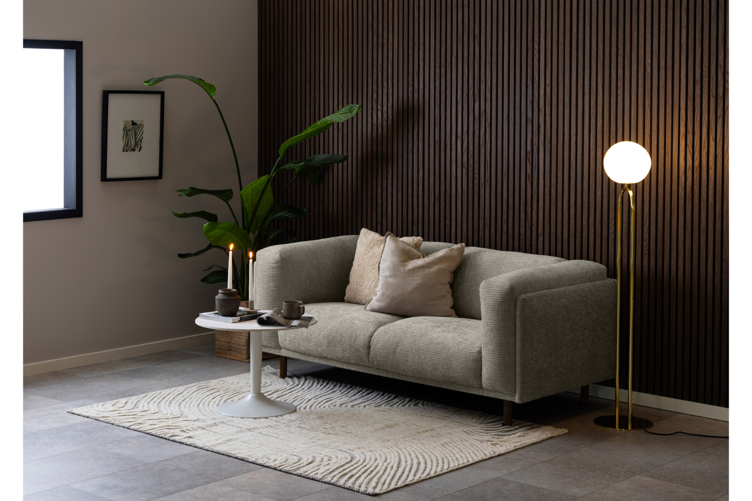 Malta Round Ceramic Coffee Table | Ceramic | White