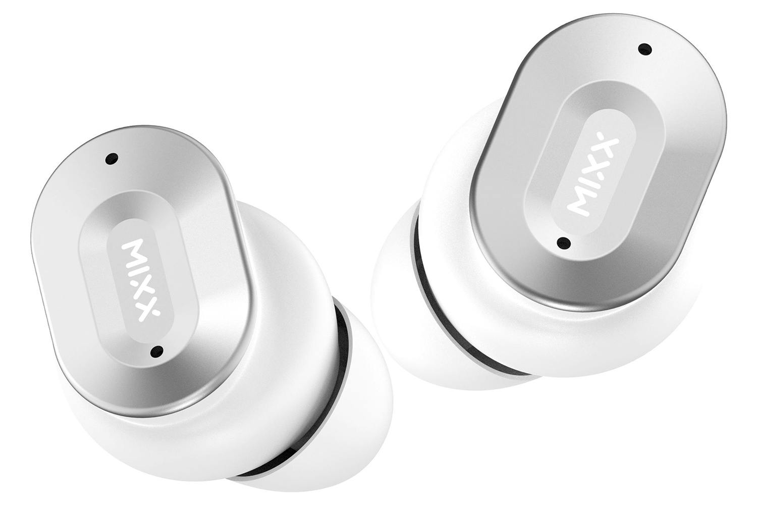 Mixx Streambuds Ultra Dots In-Ear True Wireless Earbuds | Silver White