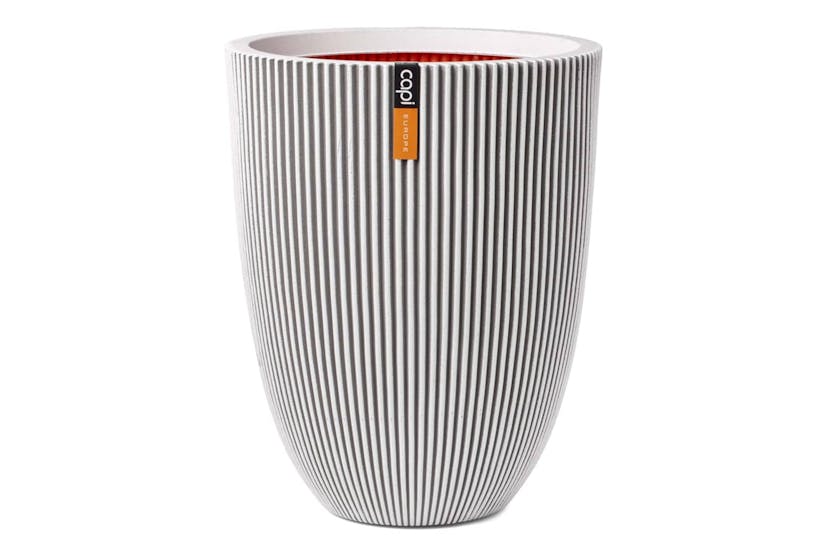Capi 445499 Vase Elegant Groove 46x58 Ivory