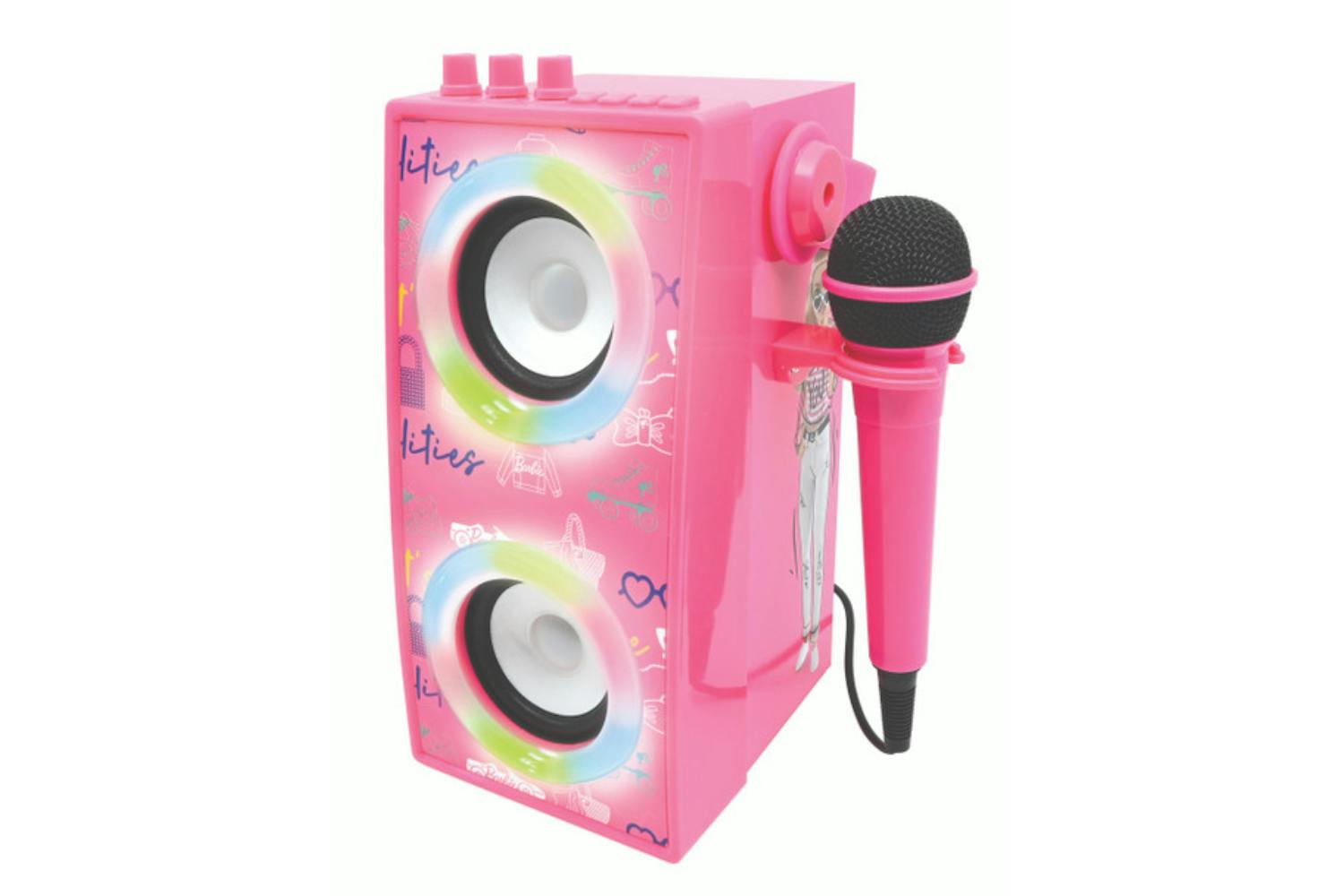 Lexibook BTP180BBZ Barbie Wireless Light Speaker with Microphone