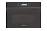 Hotpoint 40cm Built-in Microwave Combination Oven | MP996BMH | Black Steel