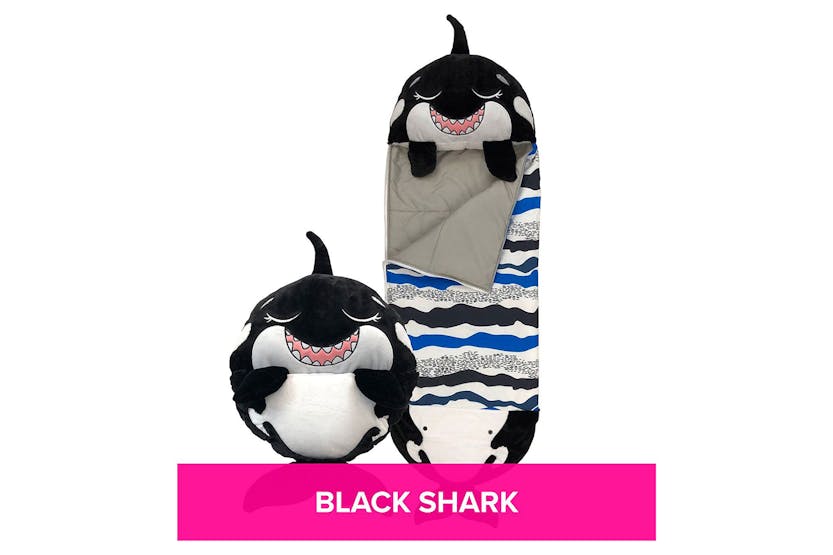 Happy Nappers 2025 Kids Sleeping Bag | Large | Black Shark