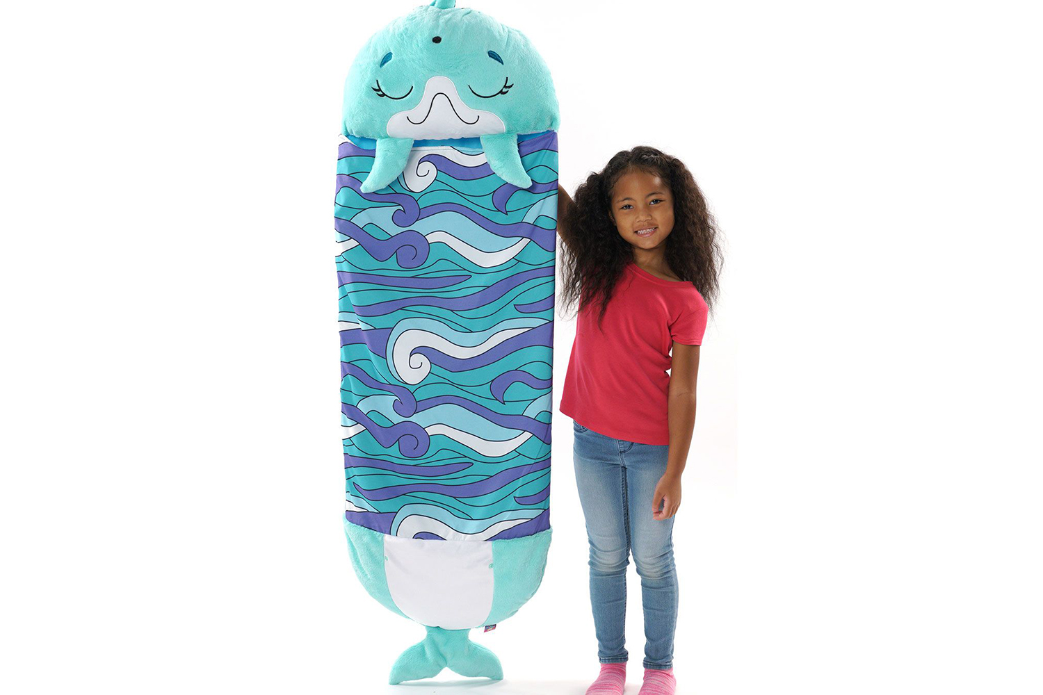 Happy Nappers 2032 Kids Sleeping Bag | Medium | Disco Dolphin