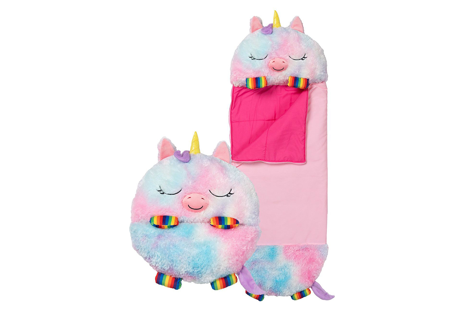 Happy Nappers 2030 Kids Sleeping Bag | Medium | Rainbow Unicorn