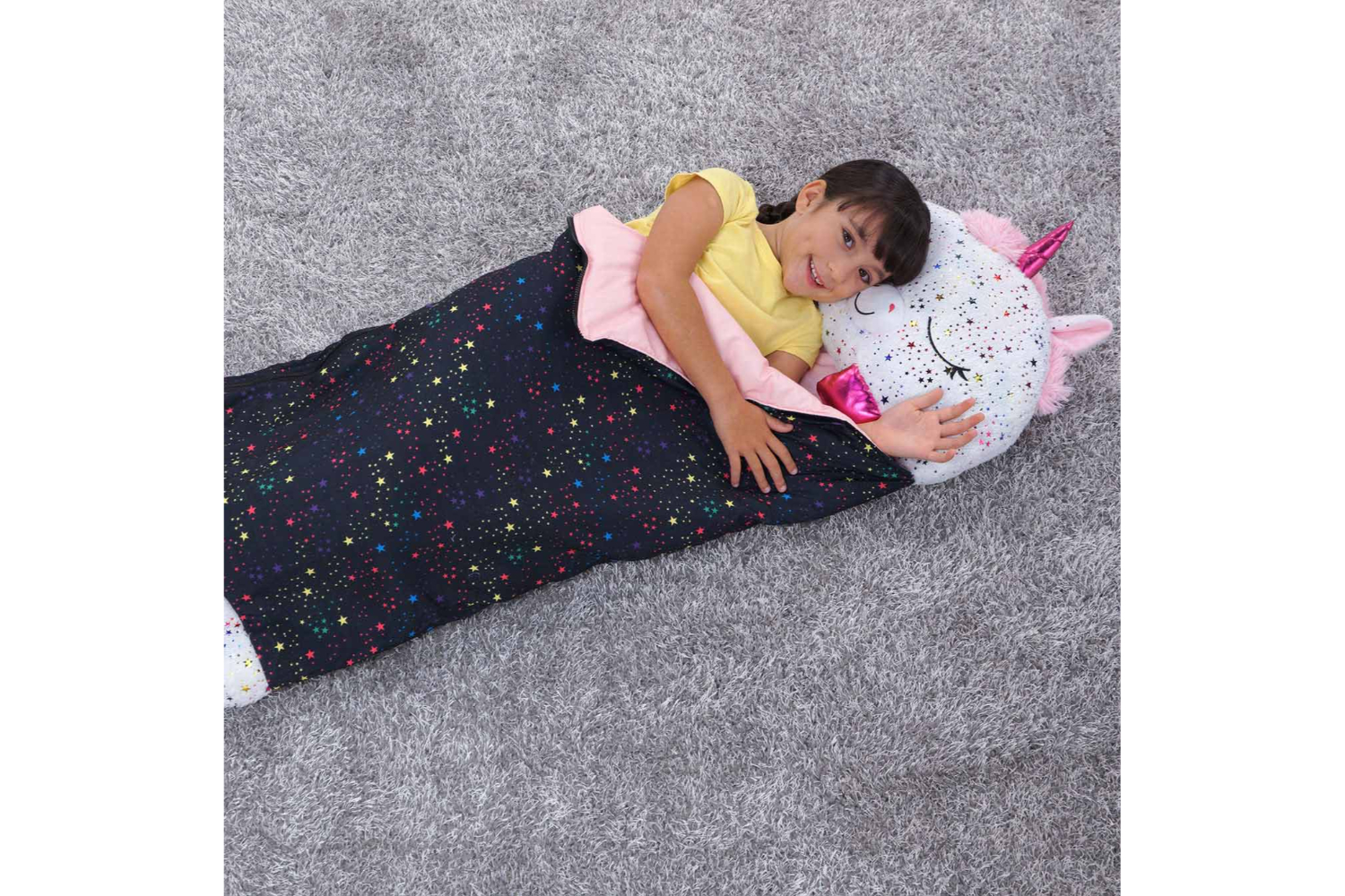 Happy Nappers 2027 Kids Sleeping Bag | Large | Shimmer Unico