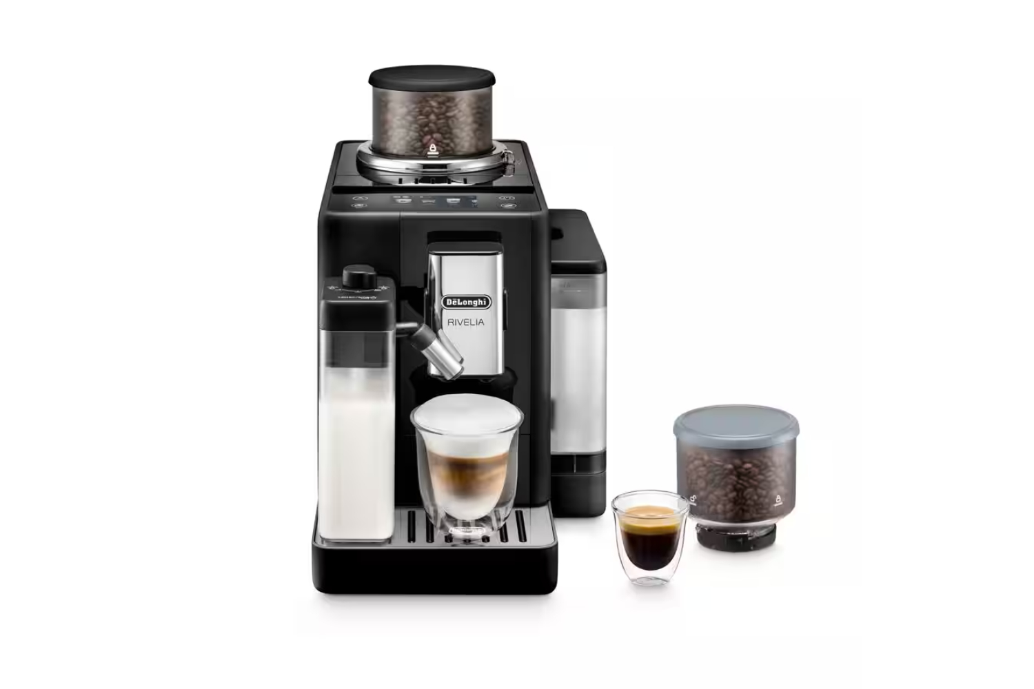 Compact bean to cup coffee clearance machine