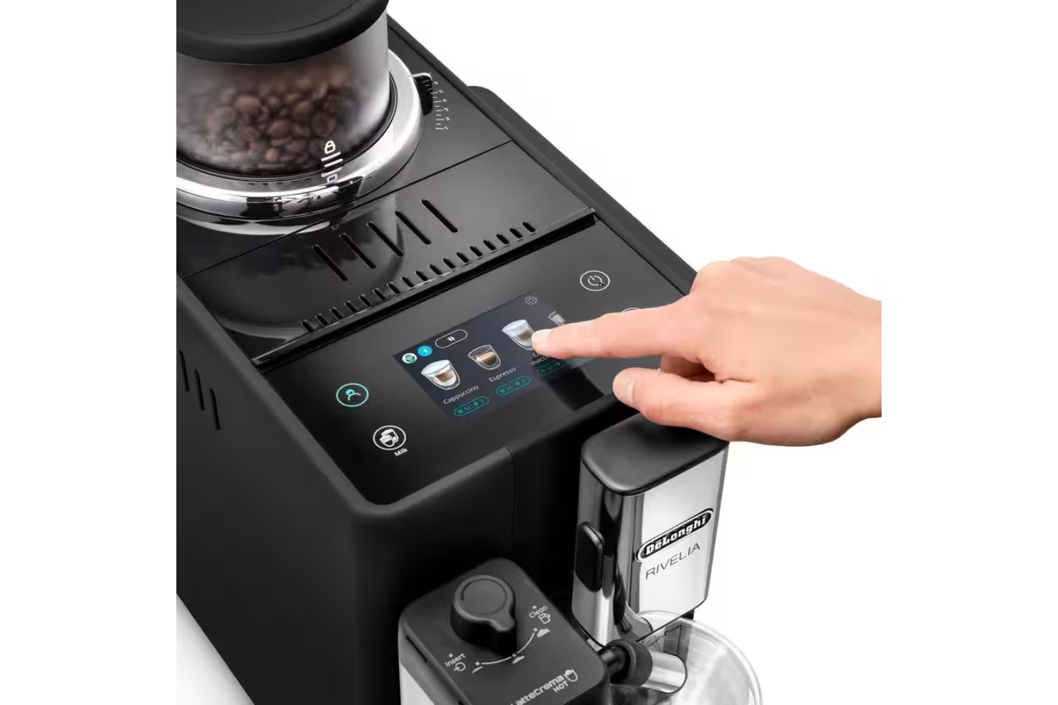 DeLonghi Rivelia Automatic Compact Bean to Cup Coffee Machine