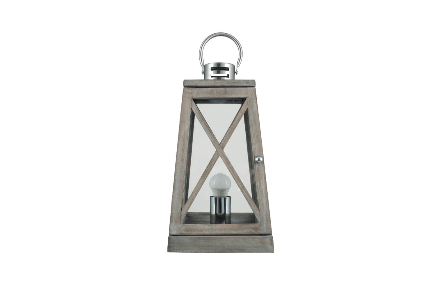 Lantern Table Lamp | Grey