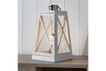 Lantern Table Lamp | White Wash
