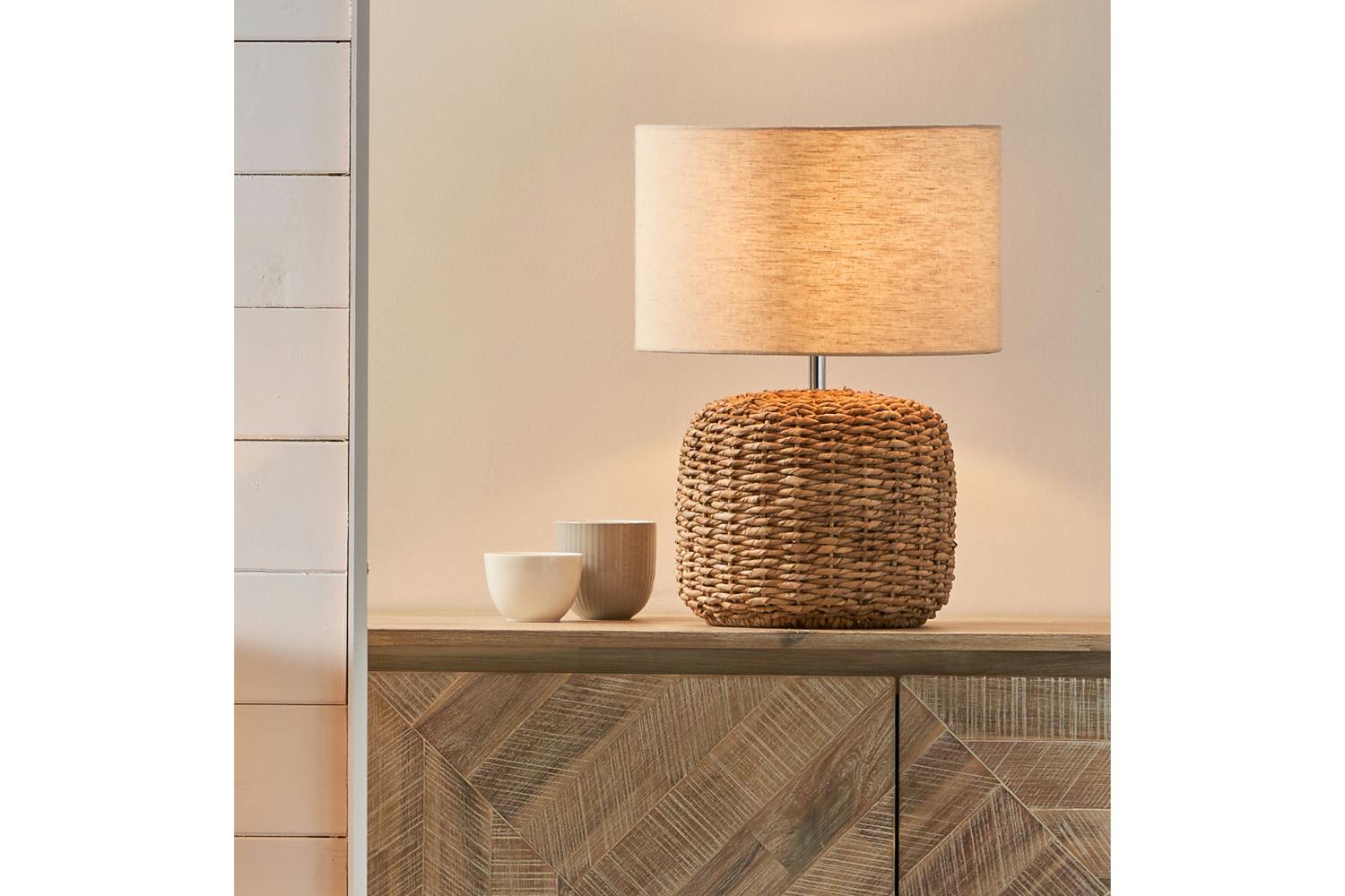 Woven Table Lamp | Small