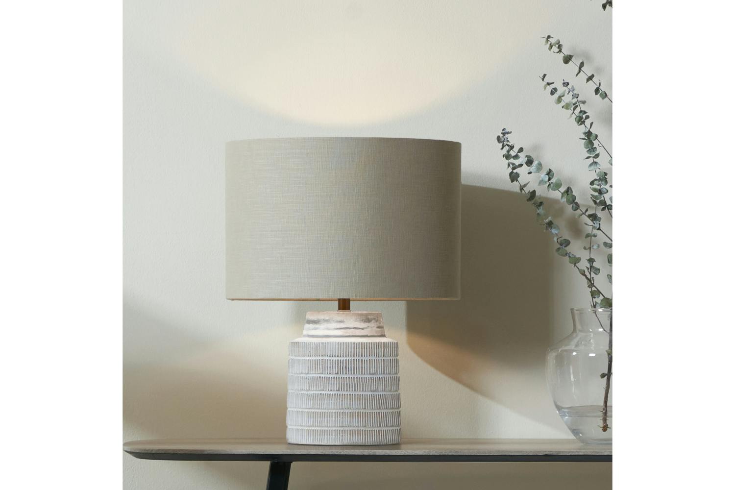 Table Lamp | White Wash