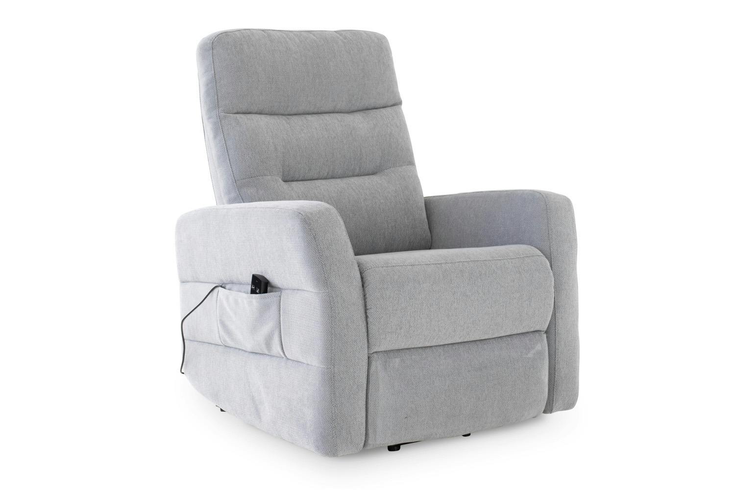 Madi Fabric Armchair | Silver Grey