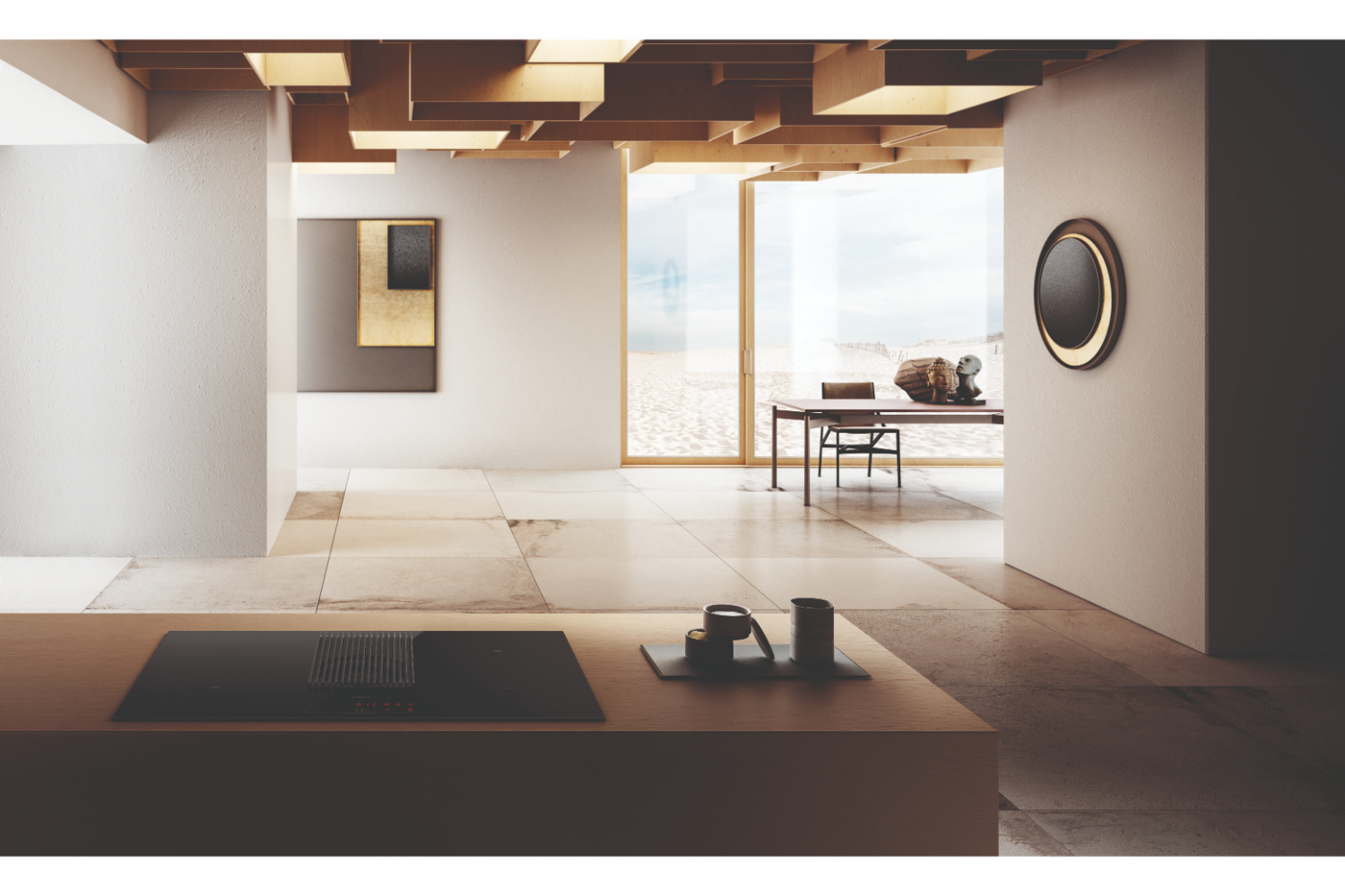 Elica NikolaTesla 83cm Prime S Duct Aspirating Induction Hob | NIKOPRIMSDCTPK