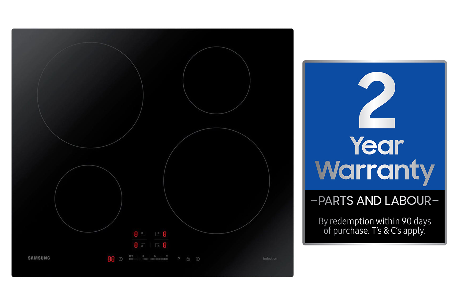 Samsung 59cm Induction Hob| NZ64H37070K/EU