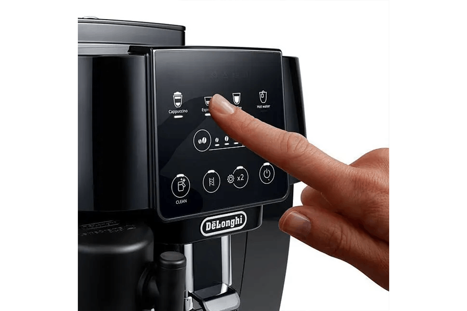 DeLonghi Magnifica Start Fully Automatic Bean to Cup Coffee Machine, ECAM220.60.B, Black