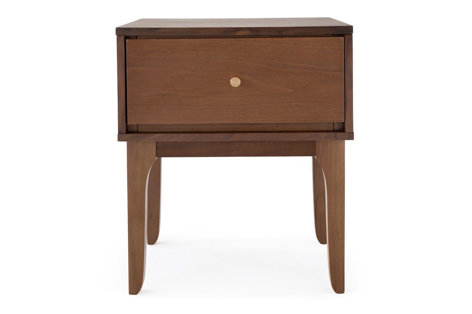 Samuel Bedside Table | 1 Drawer | Walnut Effect