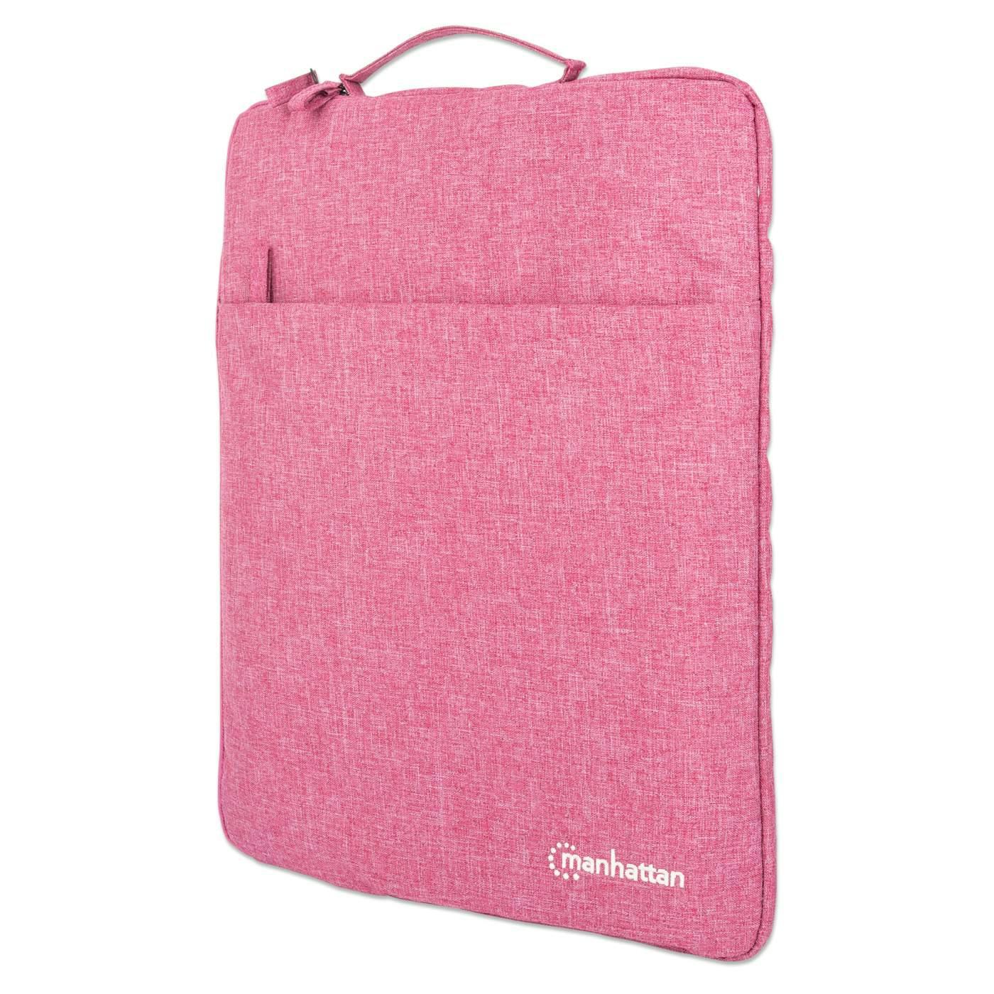 Manhattan Seattle Notebook 15.6" Sleeve Laptop Bag | Pink