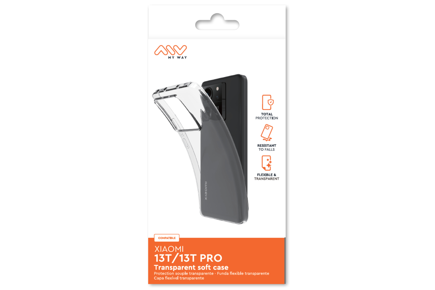 My Way Xiaomi 13T/13T Pro Transparent Soft Case