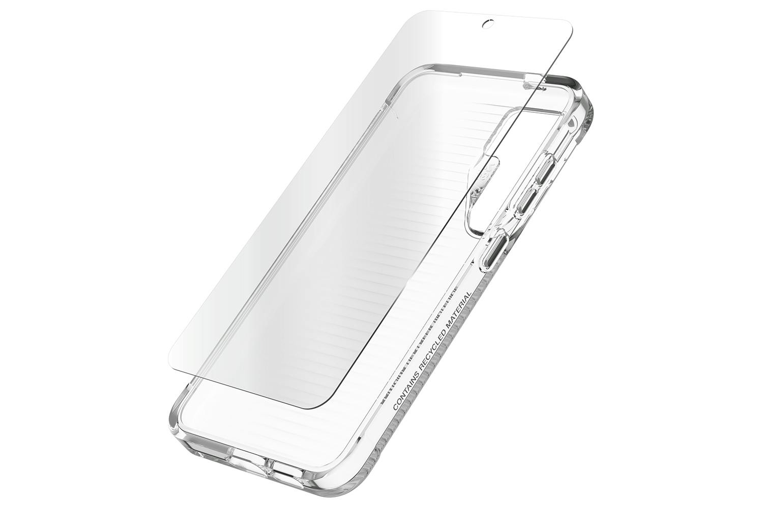 Zagg Luxx For Glass 360 Samsung Galaxy S24 Case Bundle | Clear
