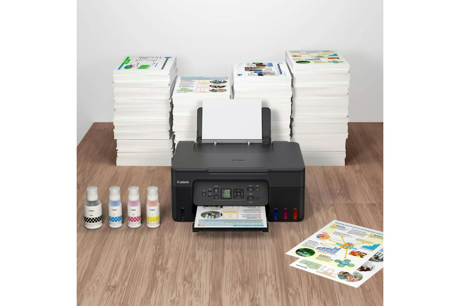 Canon PIXMA G3570 3-in-1 Refillable MegaTank Wireless Colour