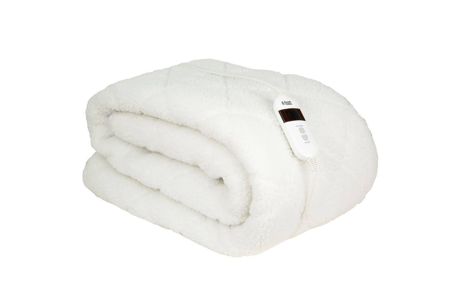 Russell Hobbs Electric Single Blanket | White | RHESB8001