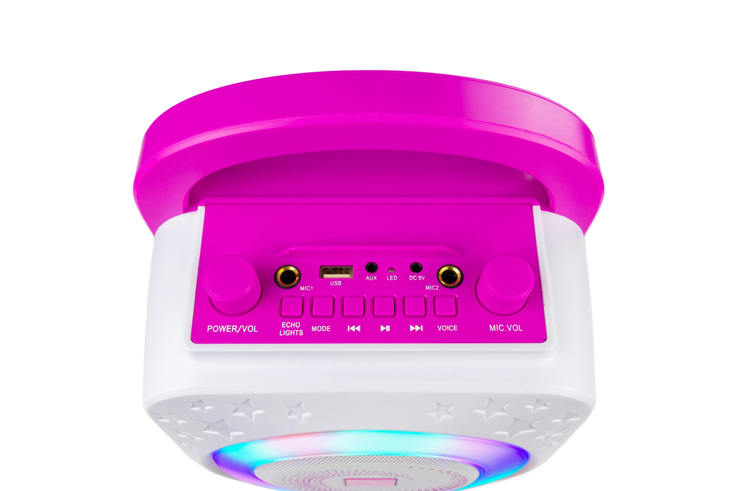 Rockjam 10watt Rechargeable Bluetooth Karaoke Machine With Two