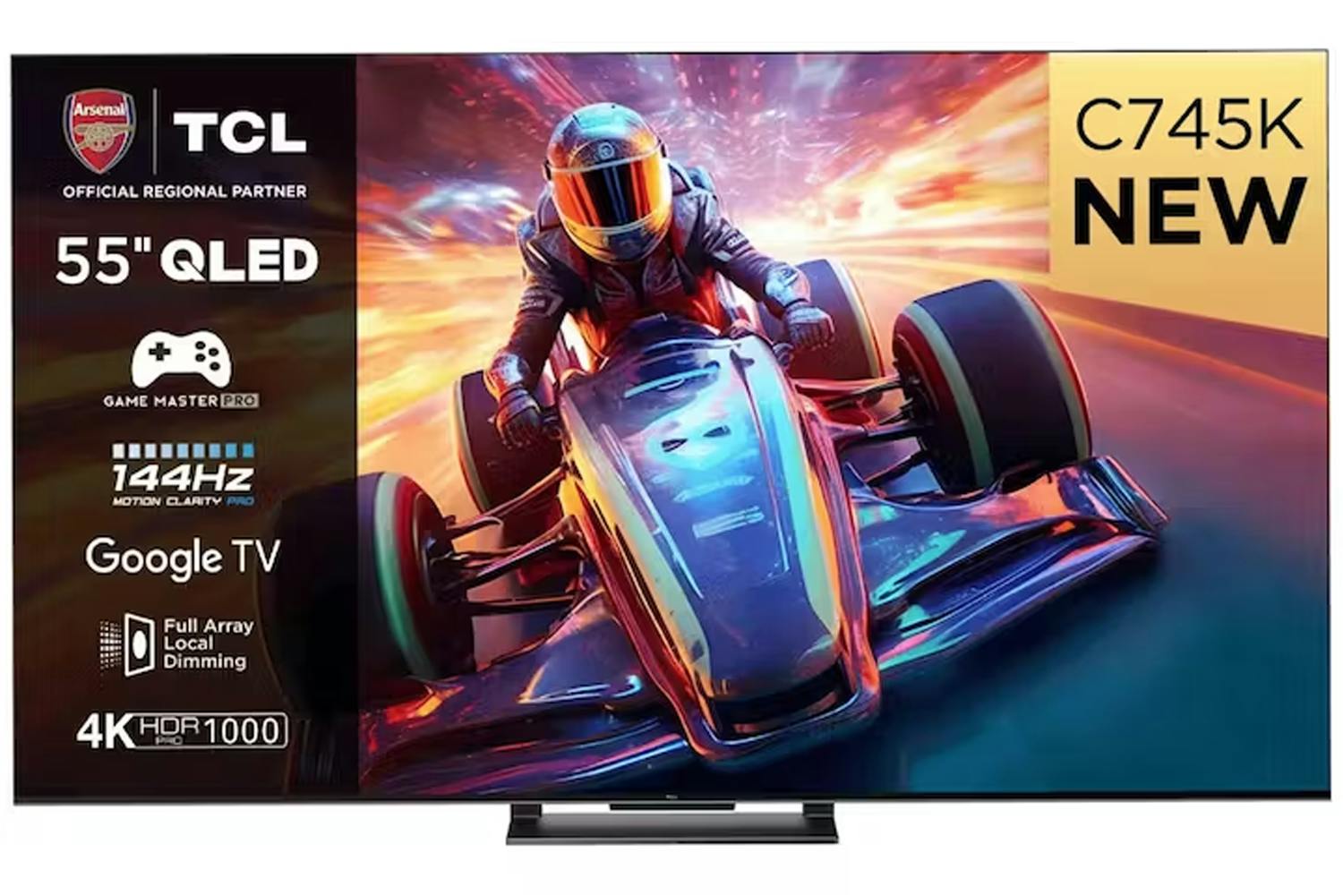 TCL 55" 4K Ultra HD HDR QLED Smart TV | 55C745K