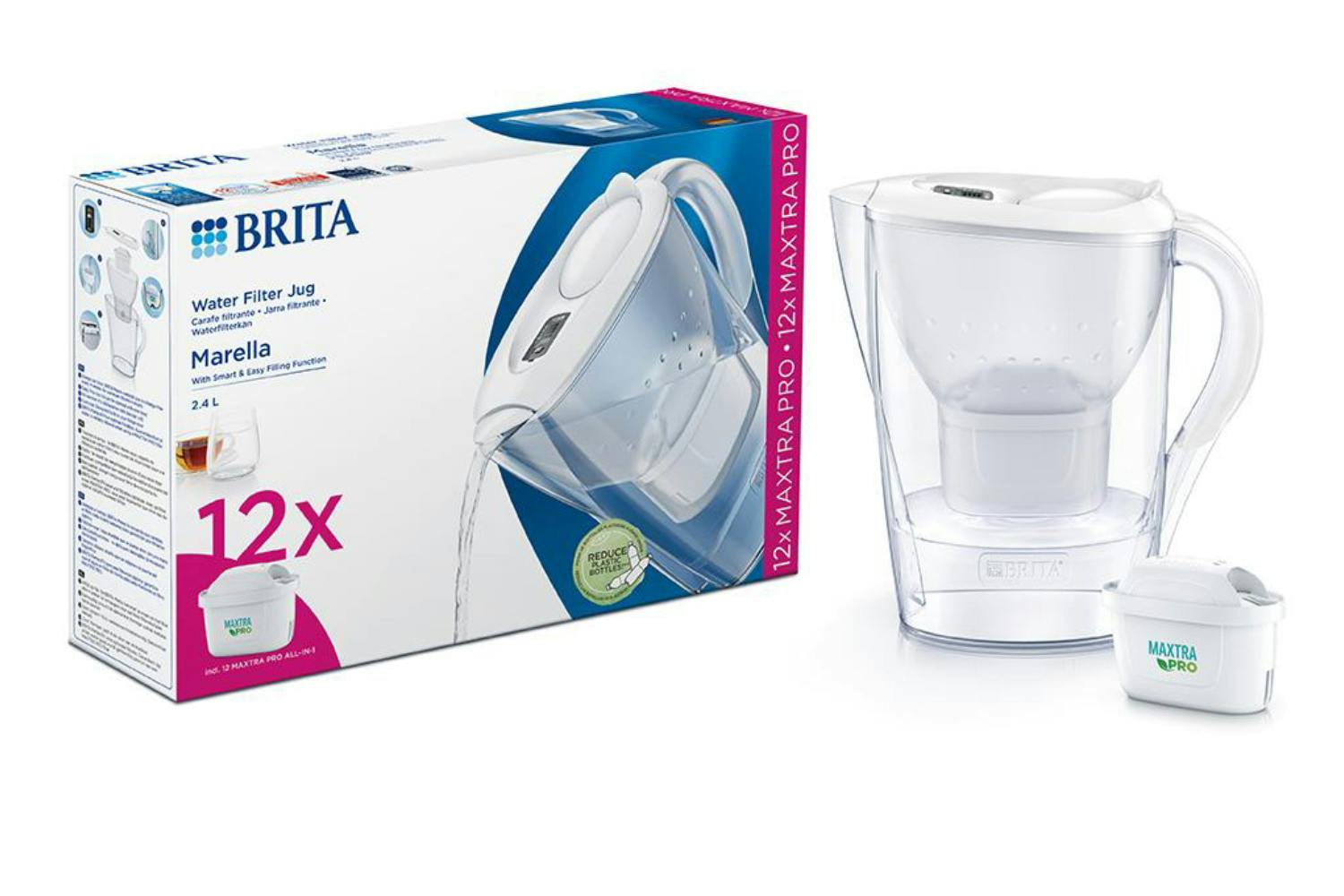 Pack of Maxtra Pro All-in-One Filter Cartridges - White / 3