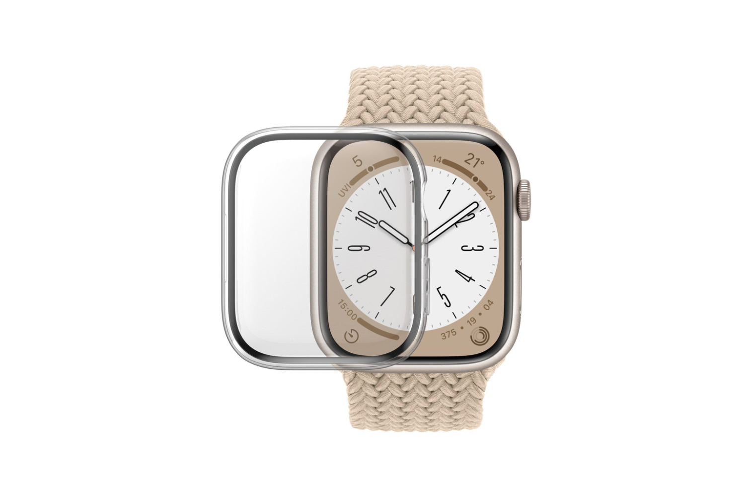 PanzerGlass Full Body Apple Watch Series 9/7/8 Screen Protector | 45MM | Clear